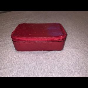 Coach Bags - Coach red leather jewelry box Coach Bags - Coach red leather jewelry box